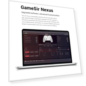 Wireless Tri-Mode Game Controller — Gamepads & Standard Controllers, GameSir