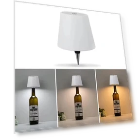 Wireless USB Charging Lamp in Wine Bottle Shape — Study & Desk Lighting, YJMP home