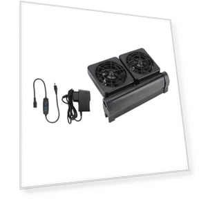 Aquarium Water Cooler with Adjustable Fan Angle — Heaters & Chillers, Moonice