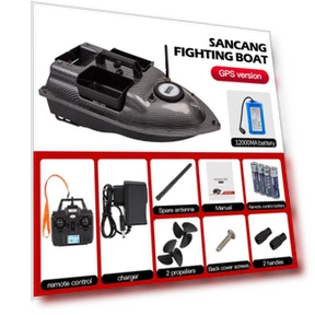 Automatic Return Fishing Finder — Remote Controls, Memory Q