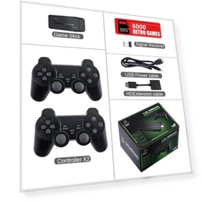 Double Wireless Controller Game Console — GEM Box Gaming, PRISMA