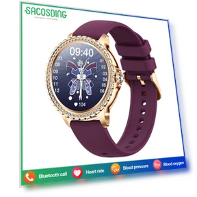 Fashion Women's Smart Watch with AMOLED HD Display — Smartwatches, SACOSDING
