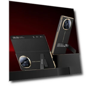 Phone Case Electroplated Stand Anti-drop Smart Window Sleep Business Men's Leather Case — Phone Accessories, Huawei