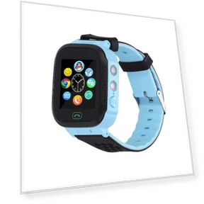 Smart Watch with GPS, GSM Locator, SOS Tracker for Kids — Location Tracking Devices, A qi