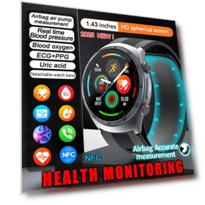 Smart Watch with NFC, ECG, Blood Oxygen Monitor — Smartwatches, SAMS Online