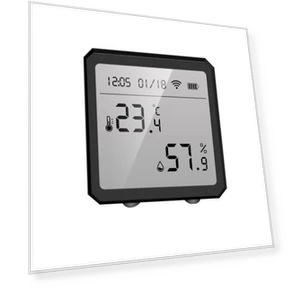 Smart Wi-Fi Temperature and Humidity Sensor — Home Climate Control, TOMTOP JMS