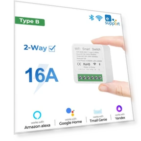 Wi-Fi 16A MINI Smart Switch — Automated Timers, eWeLink