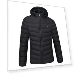 Winter Men's Smart USB-Padded Cotton Jacket with Electric Heating — Insulated, BeautifulJoy