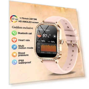 Women's Smart Watch with AMOLED Curved Screen — Smartwatches, SAMS Online