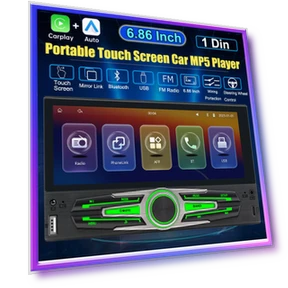 7-inch 1 Din Car MP5 Player with Touch Screen — Stereo Receivers, CreativeCode