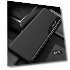 Flip Leather Phone Case with Smart View — Flip Cases, Bai Fen Bai-Digital 3C