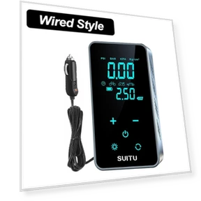 HD LED Touch Screen Portable Car Air Compressor — Tire Inflation Solutions, Carsun