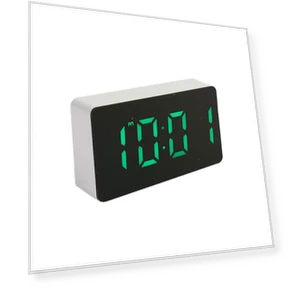 LED Mirror Alarm Clock — Alarms & Clocks, inne