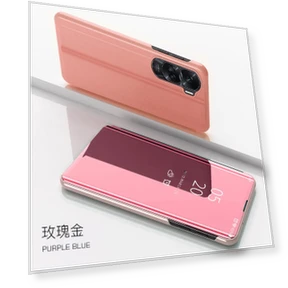 Luxury Smart Mirror Flip Phone Case with Stand — Basic Cases, CASE-FE1