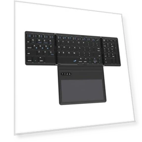 Triple Wireless Keyboard with Touch Panel — Keyboards, electronic