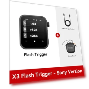 TTL HSS 2.4G Wireless Flash OLED Transmitter with Touch Screen — Camera Flashes, Godox
