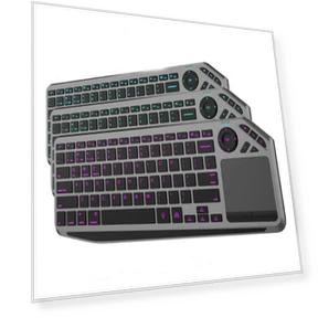 Wireless TV Keyboard with Touchpad — Keyboards, SeenDa