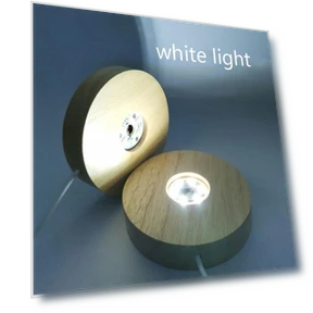 Wooden Smart Home USB LED Lamp Rotating Stand — Standing Lights, Faylisvow
