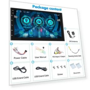 7-inch Android 12 Car Navigation Stereo Radio MP5 Player — Stereo Receivers, Home Of Auto Parts