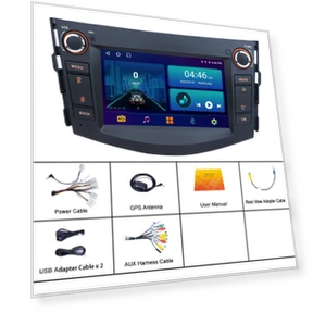 7-inch Touch Screen Car Stereo for Toyota RAV4 2006-2012 — Stereo Receivers, Reakosound