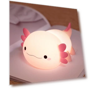 Cute Axolotl Night Light — Night Lights