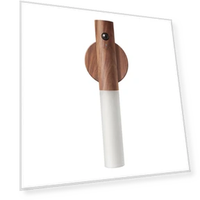 LED USB Magnetic Wooden Wireless Night Light — Night Lights, OuuZuu