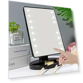 Makeup Mirror with LED Lighting — Compact & Travel, Makeup Kits