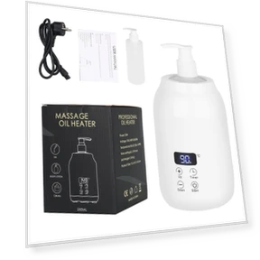 Massage Oil Warmer with Dual Bottle Dispenser — Towel Warmers, GLOMEVE