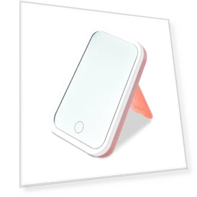 Mini LED Touch Makeup Mirror — Compact & Travel, Health oo Beauty