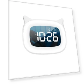 Rechargeable Digital Alarm Clock with Night Light — Alarms & Clocks, Happypilot