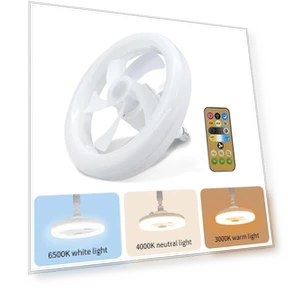 Smart 2-in-1 Ceiling Fan LED Light with Remote Control — Ceiling Fan Lighting Solutions, Binchi Lighting Appliances