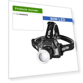 Smart Sensor Headlamp — Flashlights, paweinuo