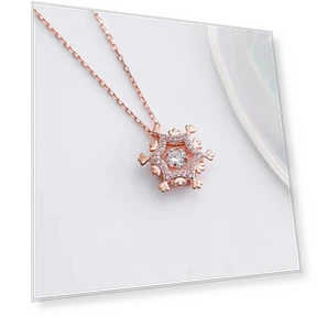 Snowflake Smart Necklace — Smart Jewelry, Lucky Star Jewelry