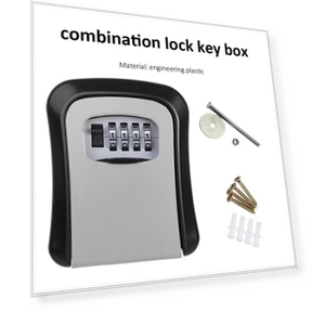 Wall-Mounted Smart Safe with Password — Cabinet Safes, Foot Living