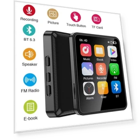 2.4-inch MP3 Player with Bluetooth Support — Portable Media Players, GLOBUS