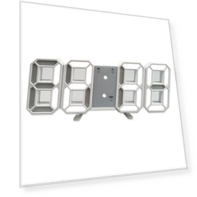 3D Mini LED Digital Wall Clock — Clocks, Lighting Life Hub