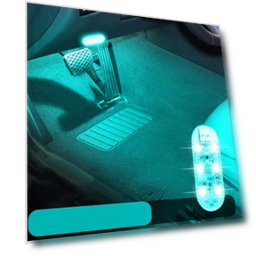 LED Touch Car Cabin Light with USB Charging — Light Kit, Reakosound