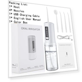 Portable Smart Electric Oral Irrigator — Power Flossers, Light makeup