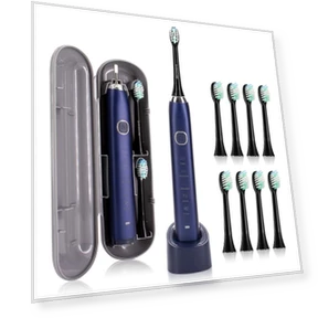 Ultrasonic Whitening Electric Toothbrush — Ultrasonic, Light makeup