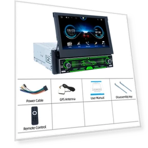 Android Car Radio with Foldable Touchscreen — Stereo Receivers, Home Of Auto Parts