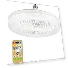 Ceiling Fan with LED Light and Remote Control — Ceiling Fans, Factory Discount Outlet