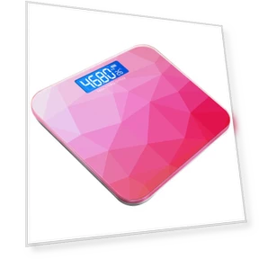 Gradient Color LCD Display Bathroom Scale — Weight Management Tools, Refreshing Home