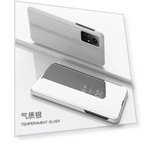 Luxury Smart Mirror Flip Phone Case with Stand — Phone Accessories, case-A1