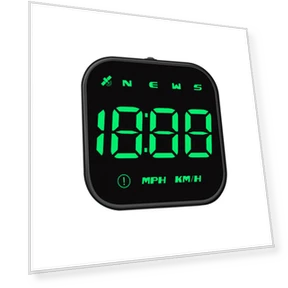 Universal GPS HUD Head Up Display LED Speedometer — Location Tracking Devices, Xudikou