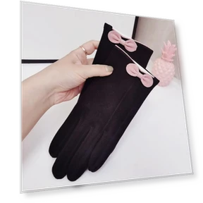 Women's warm cycling gloves with butterfly — Gloves, Exquisite Co., Ltd.