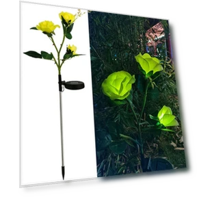 LED Rose Flower Lamp — Outdoor String Lights, Smart Mouse