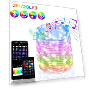 RGB Smart Bluetooth Control USB LED String Lights — String Lights, Your Warm Home