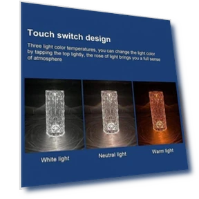 RGB Touch Desk Lamp — Desk & Table Lighting, Zhou Yajin