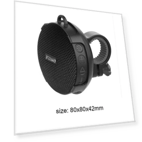 Smart LED Digital Display Wireless Bike Speaker — Phone Accessories, Fashion GZ