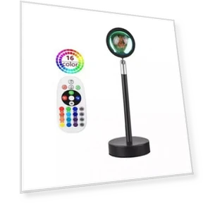Smart Rainbow Sunset Projector Lamp — Outdoor Light Projectors, Zhou Yajin